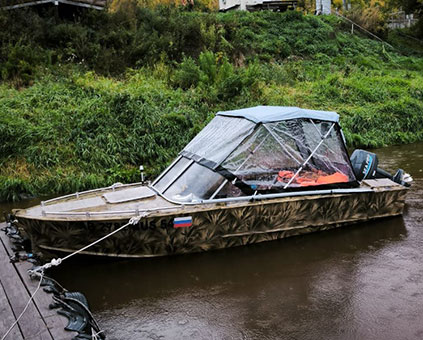 Ходовой тент Универсал на лодку Прогресс 2